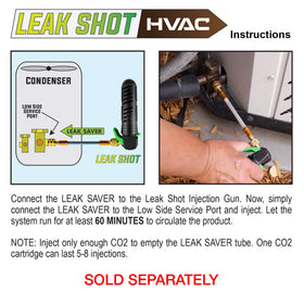 Leak Saver included components kit ready for AC drainage tasks.