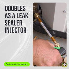 Leak Saver injection gun doubles as sealant injector for HVAC tasks.