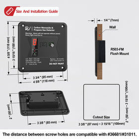 Leakbee RV CO/LP detector lever-nut connector simplifies setup