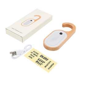 Leapair hook design enables easy hanging on doorknobs or walls.