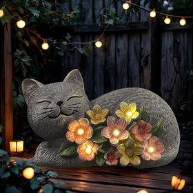 LEAESMHR Solar Cat Statue makes a thoughtful gift idea.
