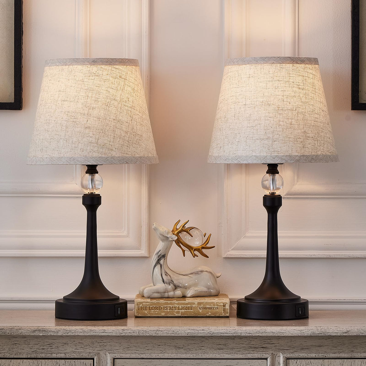 Leasgy 3-way dimmable control detail illustrating brightness levels