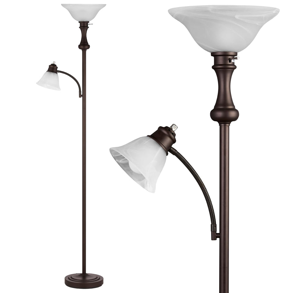 Leasgy 71'' floor lamp arc reading design for focused lighting