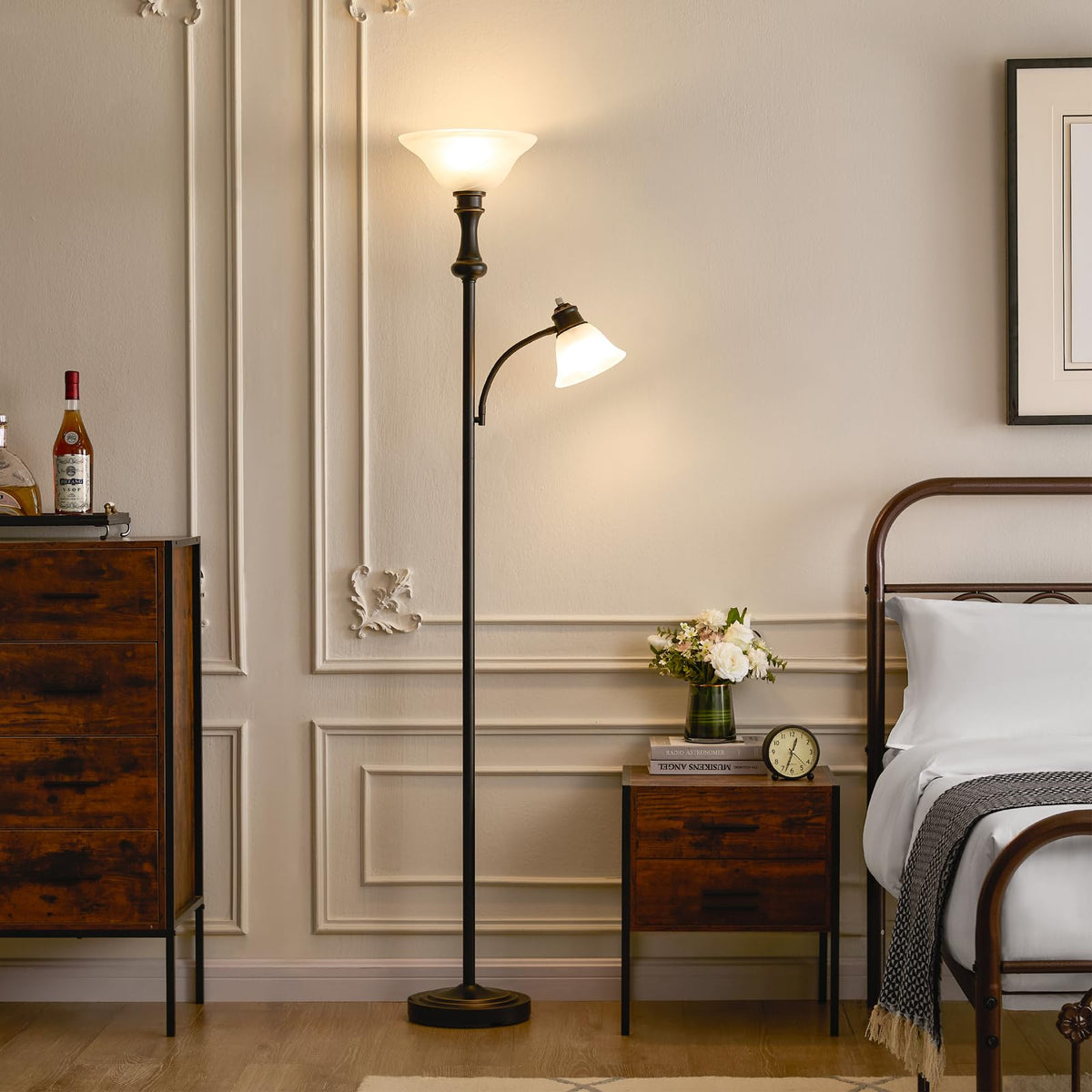 Leasgy easy-assembly floor lamp for quick setup
