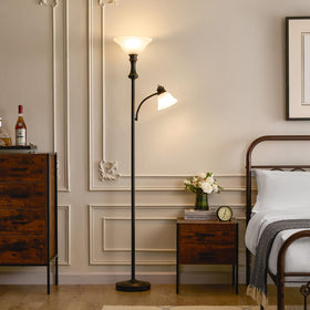 Leasgy easy-assembly floor lamp for quick setup