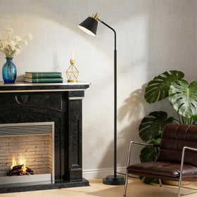 Leasgy modern lamp with bulb included brightens corners without clutter