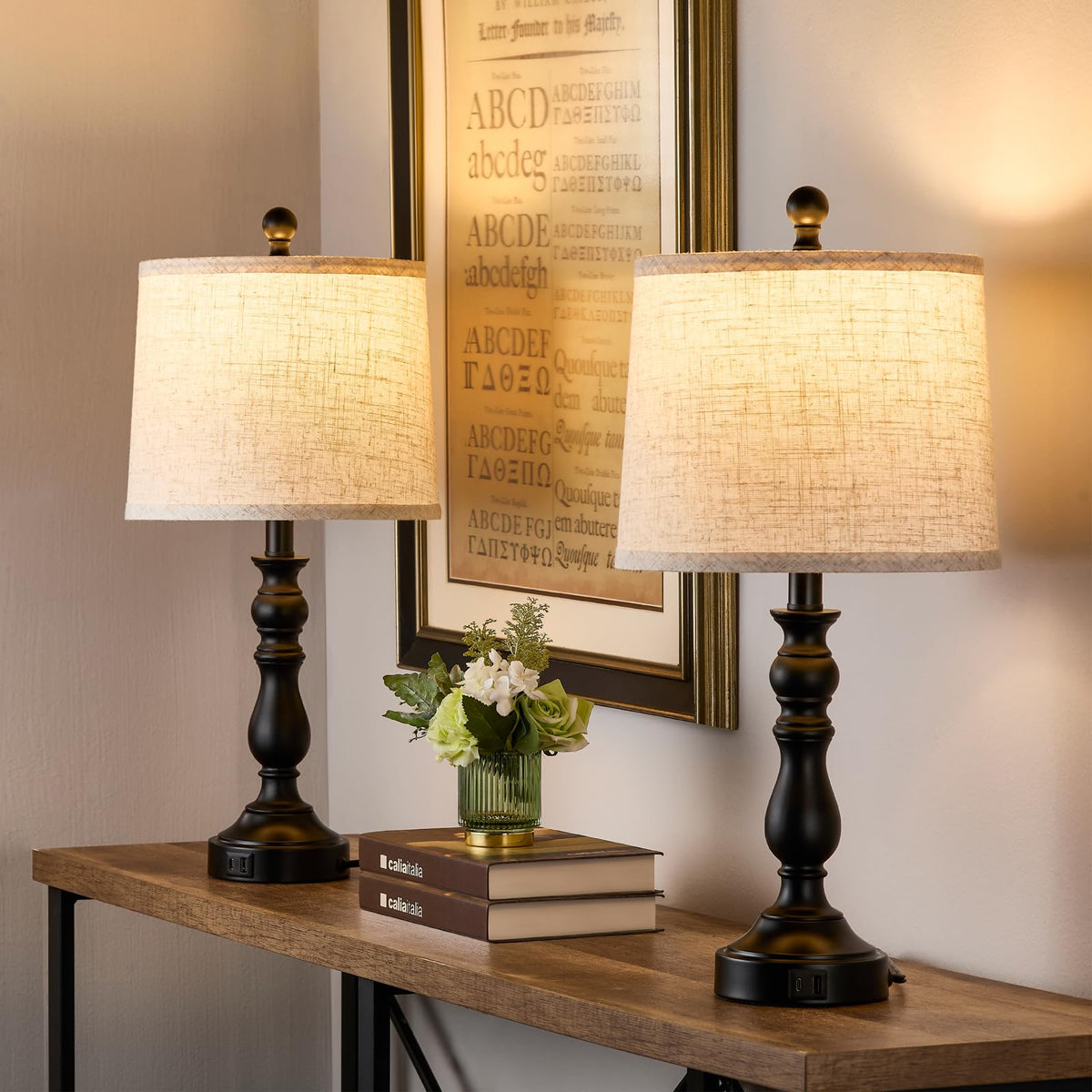 Leasgy included LED bulbs provide glare-free, energy-efficient lighting