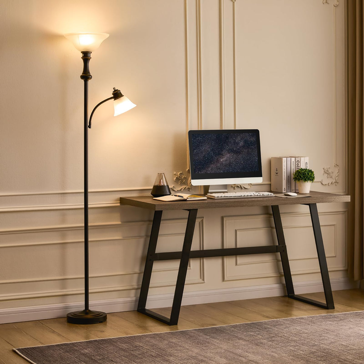 Leasgy living room ambiance with refined lighting design