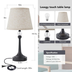 Leasgy packaging and quick assembly instructions shown