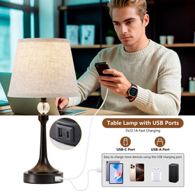 Leasgy USB-C and USB-A ports close-up for convenient charging