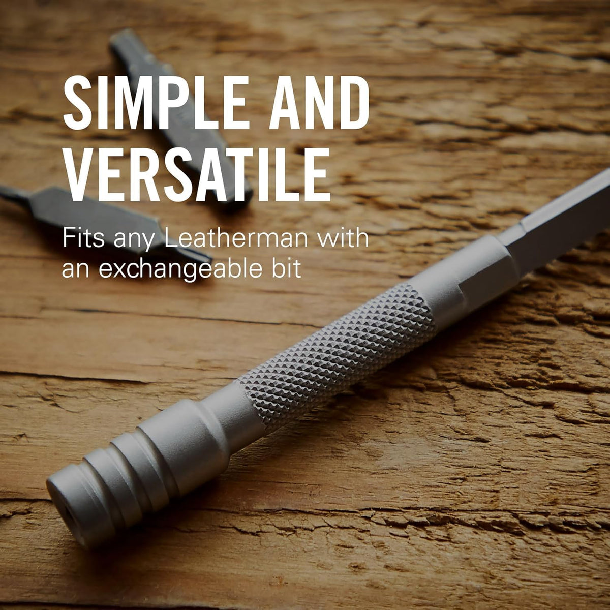 Leatherman Bit Driver Extender offers over three inches of additional reach.