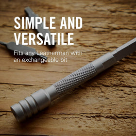 Leatherman Bit Driver Extender offers over three inches of additional reach.