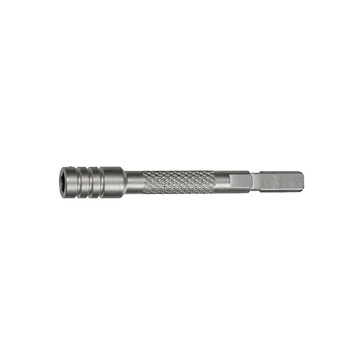 Leatherman Bit Driver Extender in use extends reach for tight spaces.