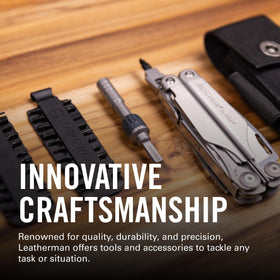 Leatherman Bit Driver Extender fits in a sheath or pocket for portability.