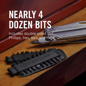 Leatherman Bit Kit flat bit design saves space while preserving performance.