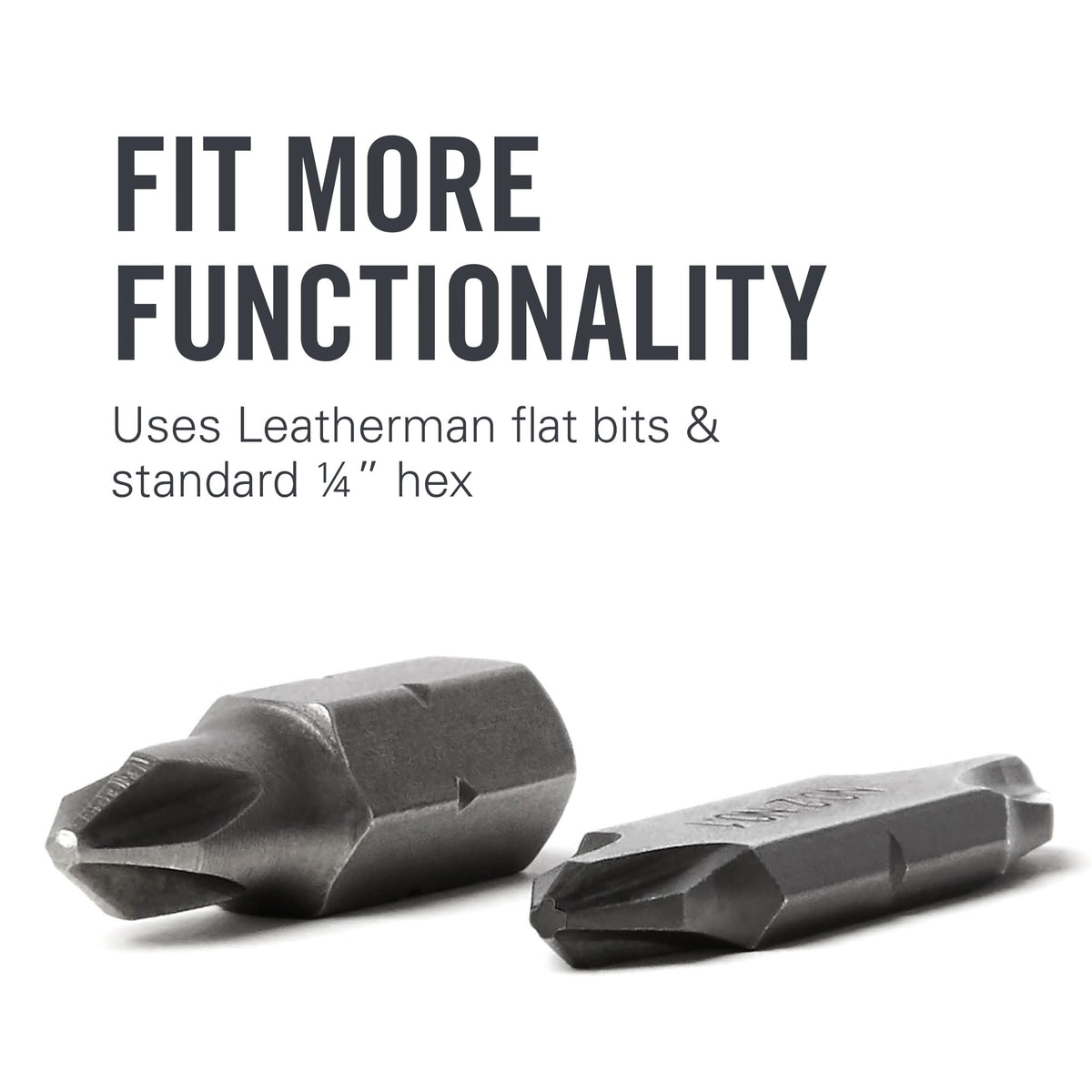 Leatherman Bit Kit two sleeves organize bits for quick access.