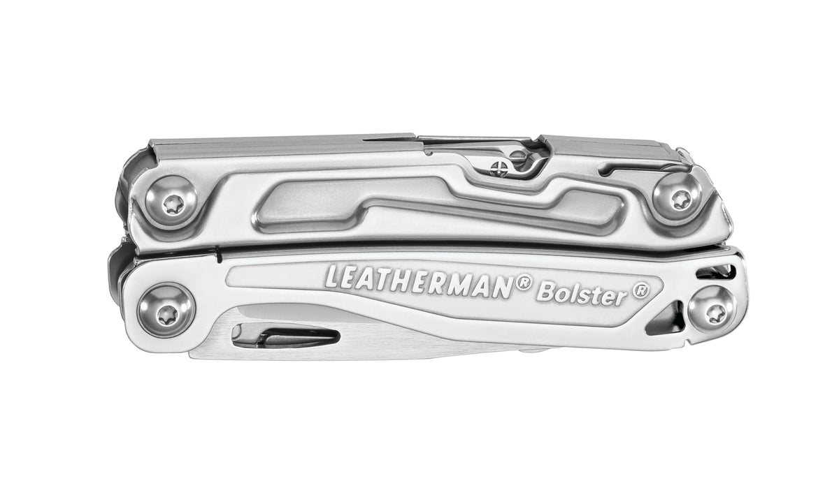 Leatherman Bolster opened to reveal blade and integrated tools for quick field tasks.