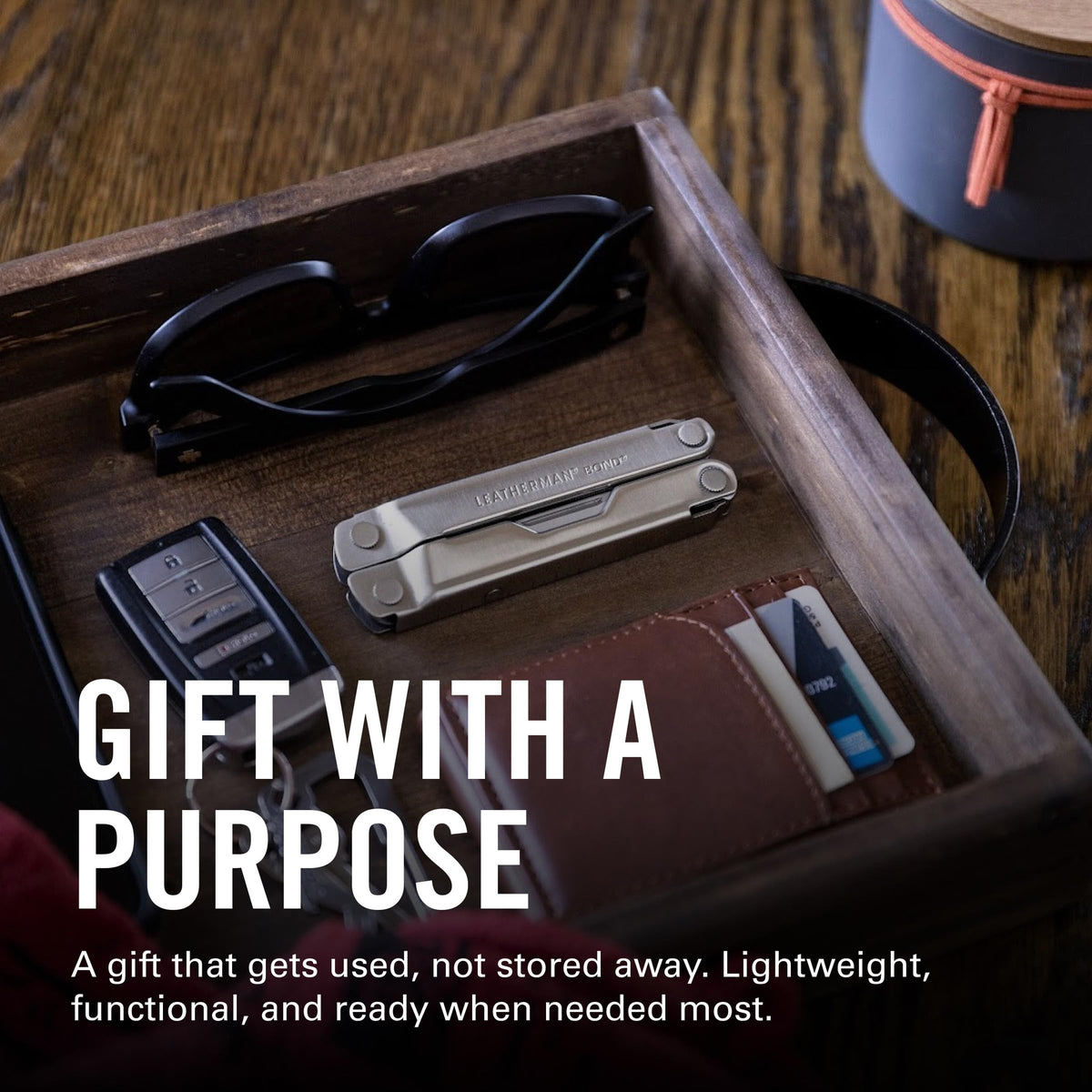USA-made Bond multitool with durable stainless steel build.
