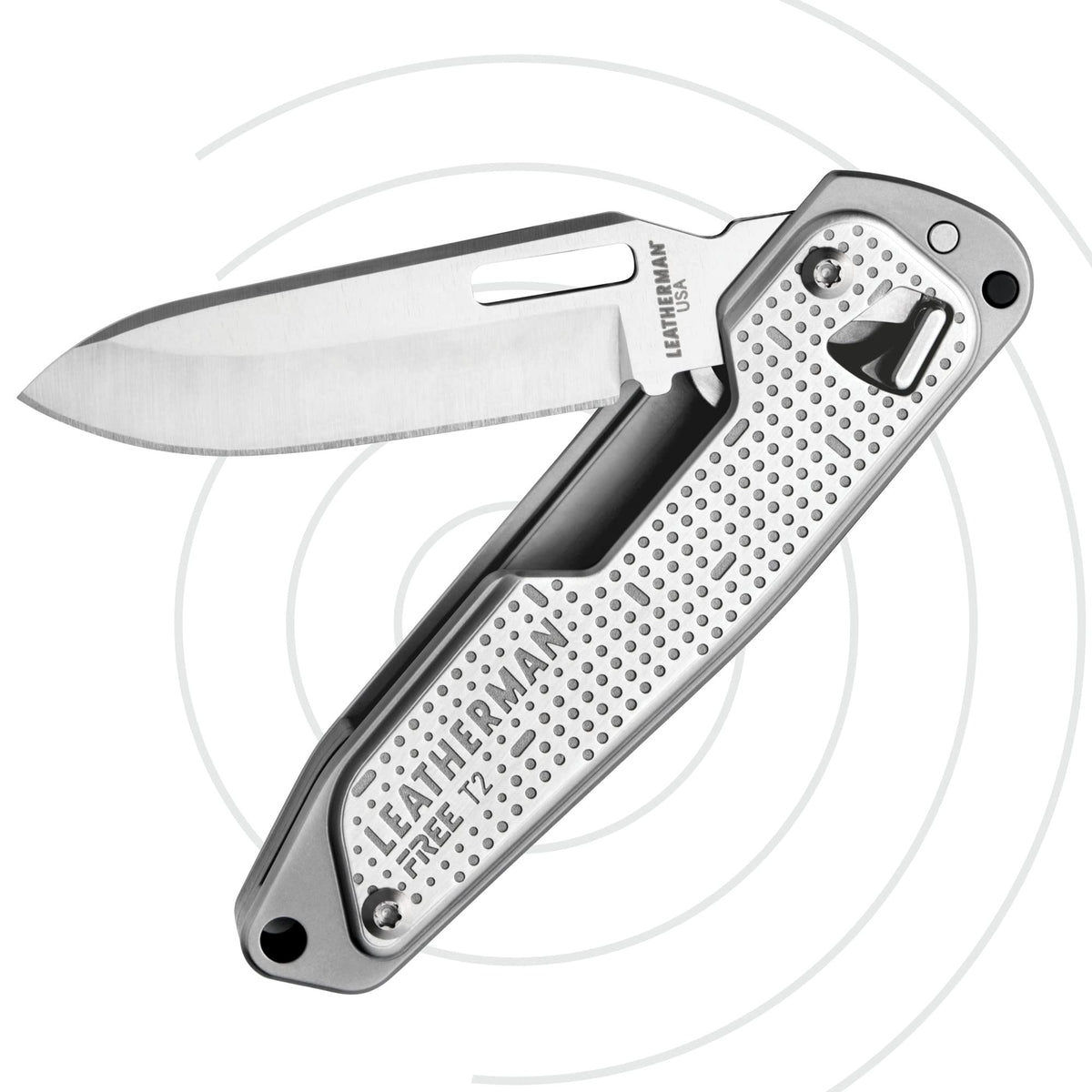 Leatherman Free T2 ergonomic design fits comfortably in the hand