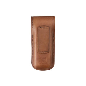 Leatherman Heritage Leather Snap Sheath interior stores large multi-tools neatly.