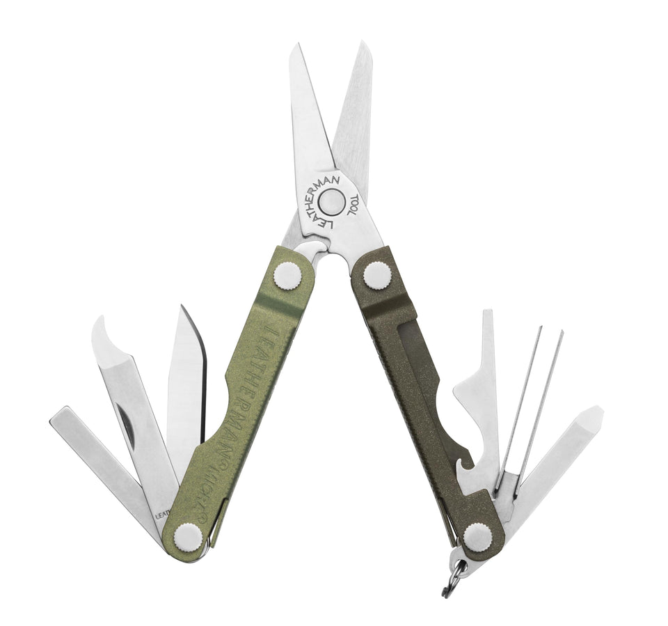 Leatherman Micra compact multi-tool on a keychain for everyday carry