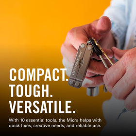 Micra knife tool ready for quick cuts during daily tasks.