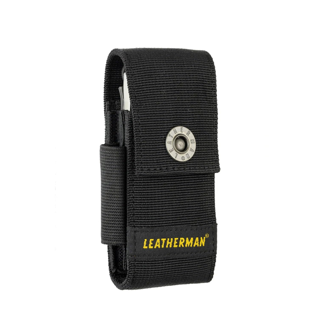 Leatherman Premium Nylon Snap Sheath - black, large size, protects your multi-tool and keeps it accessible.