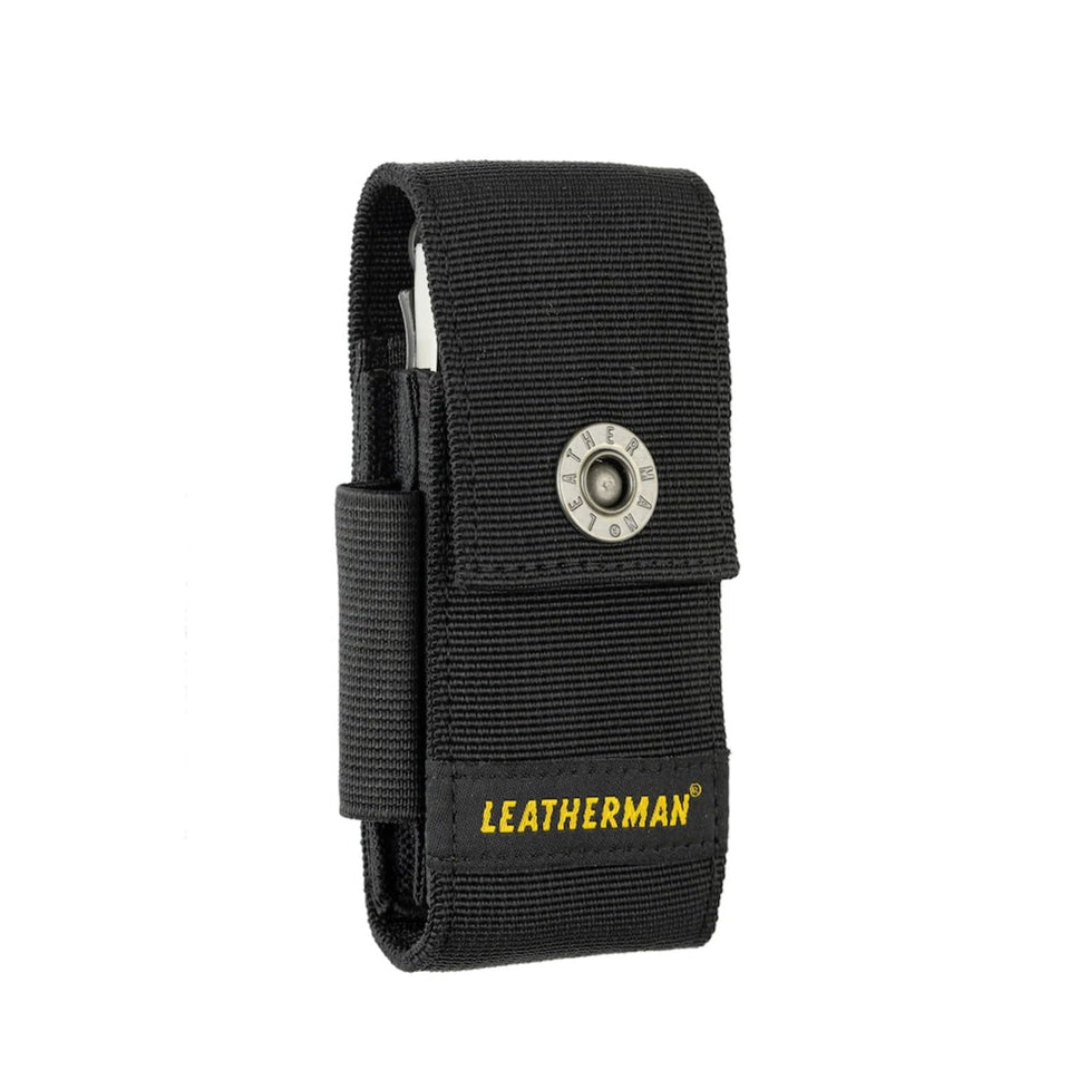Leatherman premium nylon snap sheath with pockets keeps your tool secure and ready.