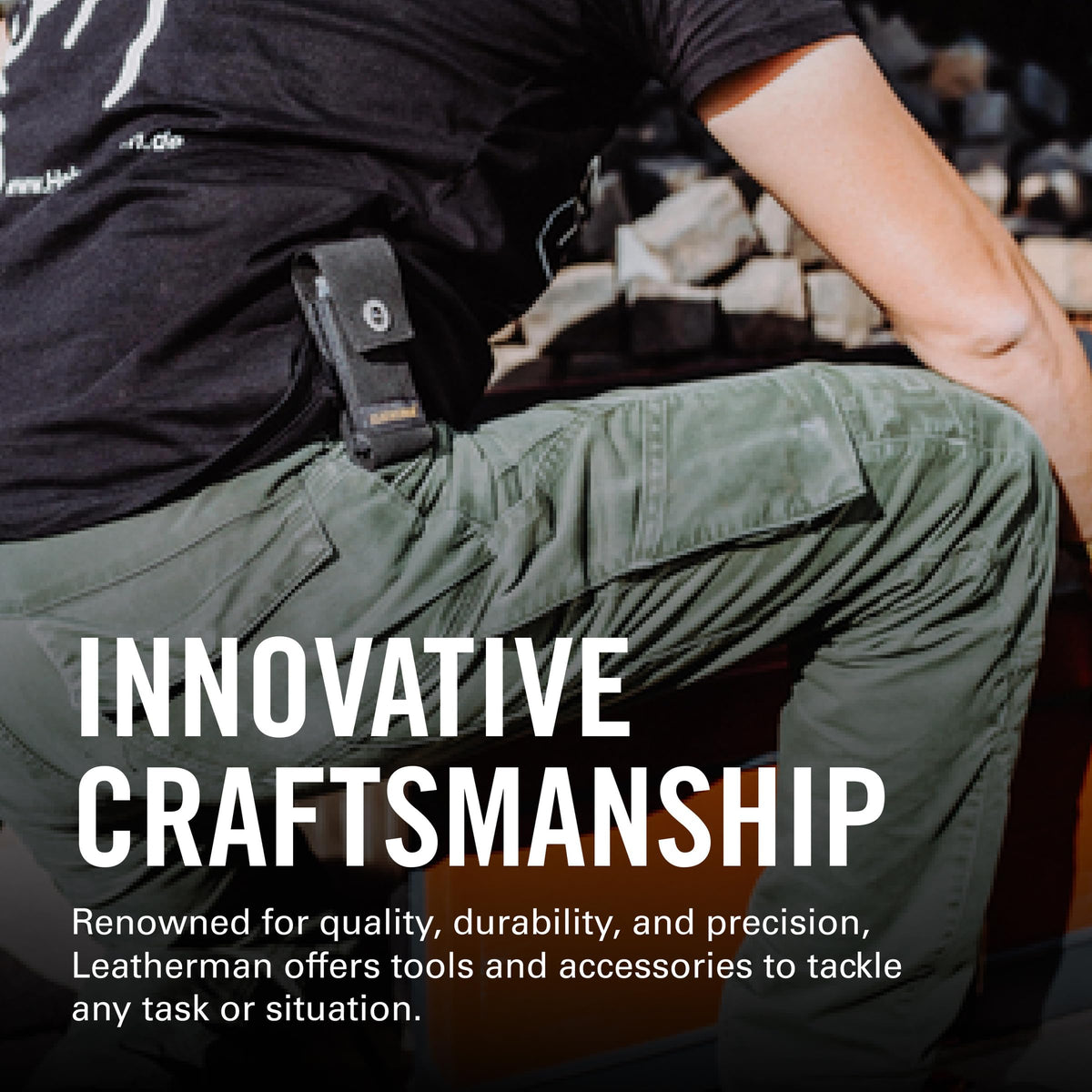 Leatherman premium nylon snap sheath medium size fits mid-size tools