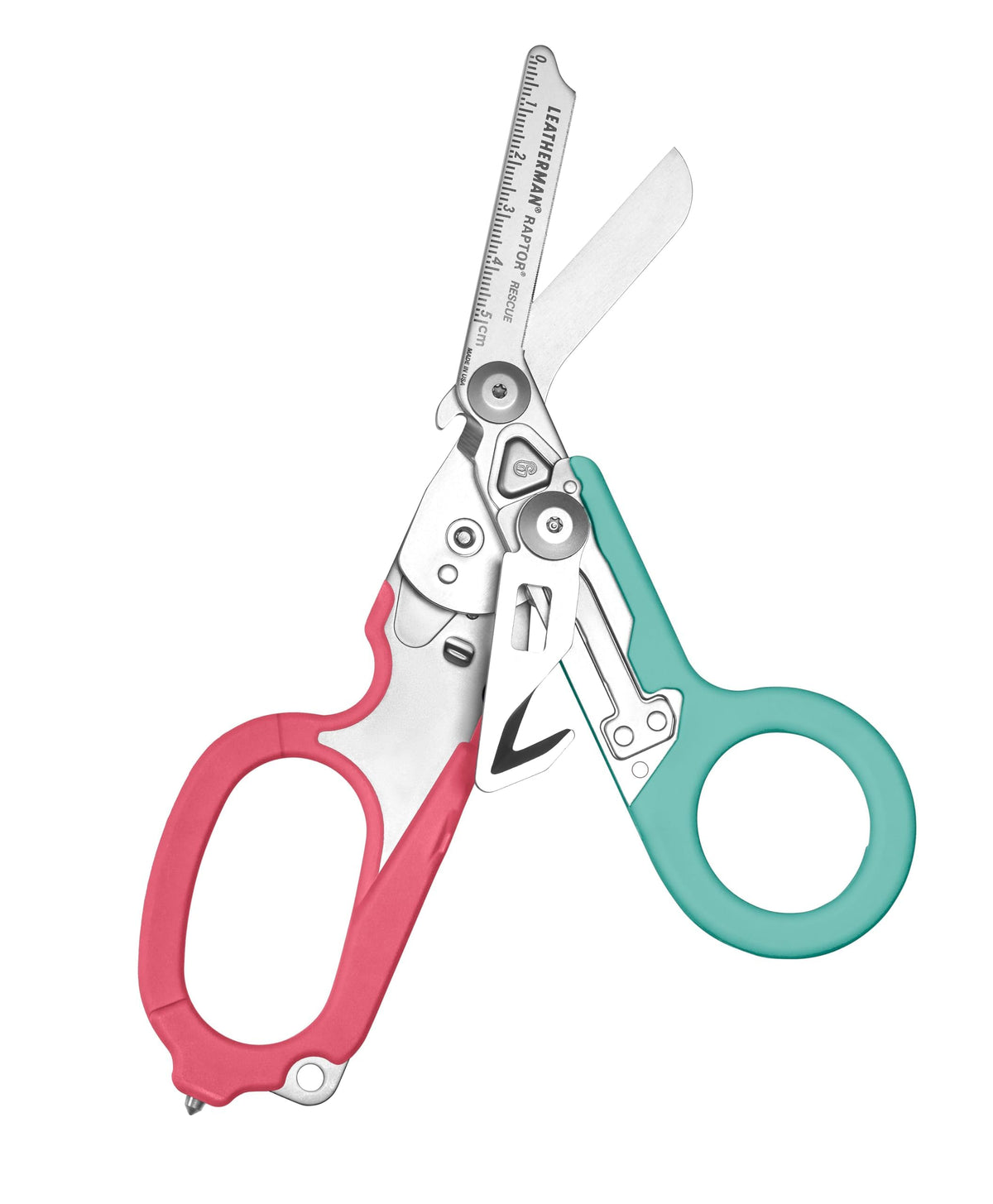 Leatherman Raptor Rescue 6-in-1 emergency shears offer versatile cutting for quick response scenarios.