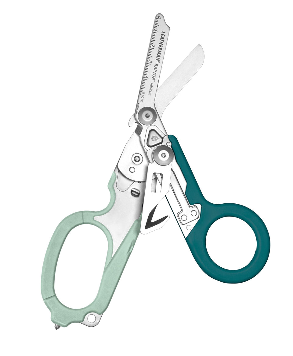 Leatherman Raptor Rescue icy mint glass breaker for emergency access
