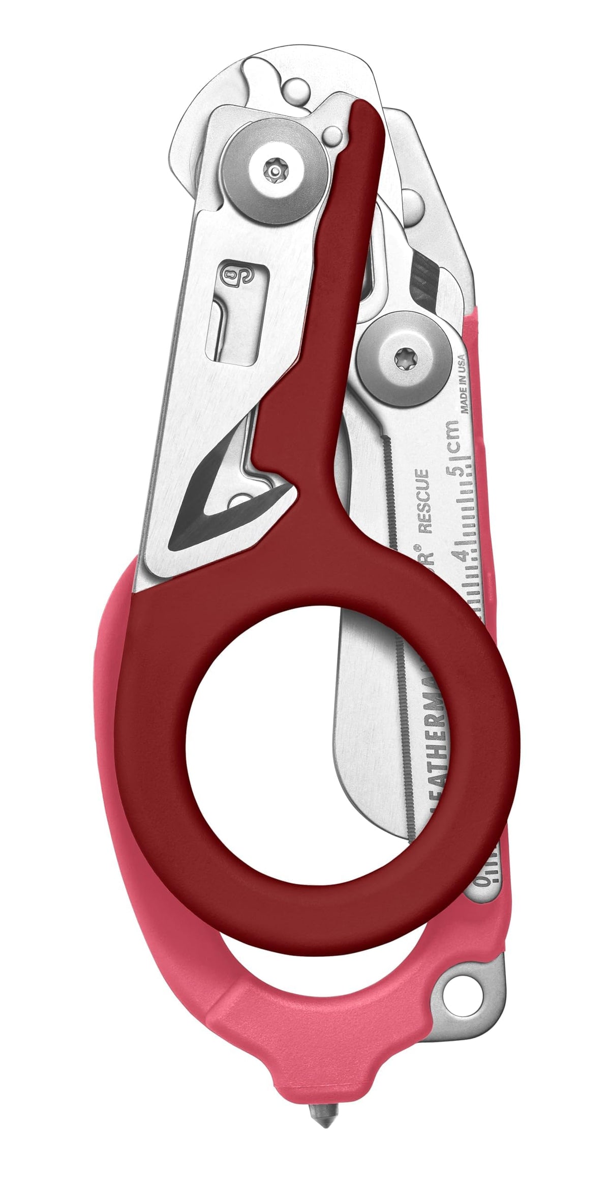 Leatherman Raptor Rescue ring cutter enabling quick strap adjustments