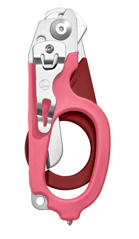 Leatherman Raptor Rescue shears opened with blade ready for use