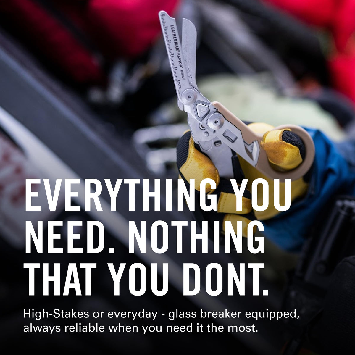 USA-made Leatherman Raptor Rescue craftsmanship and durability