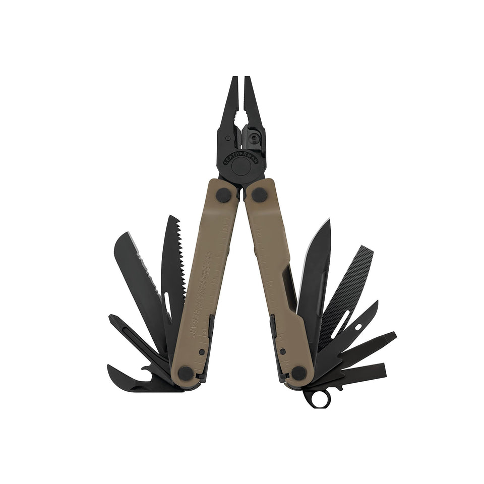 Leatherman Rebar close-up of pliers with locking tools for tough tasks.