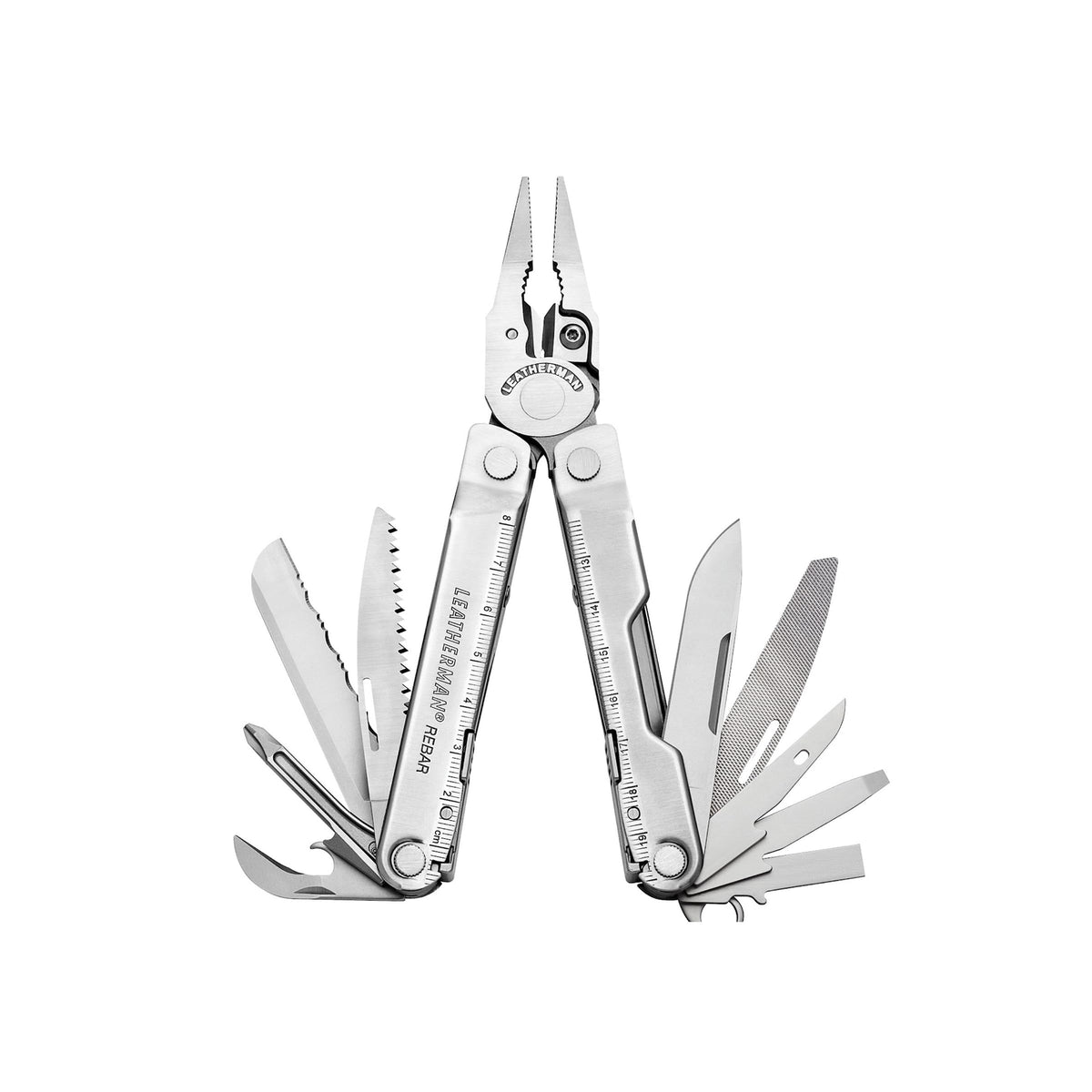 Leatherman Rebar close-up of pliers showing strength for tough tasks