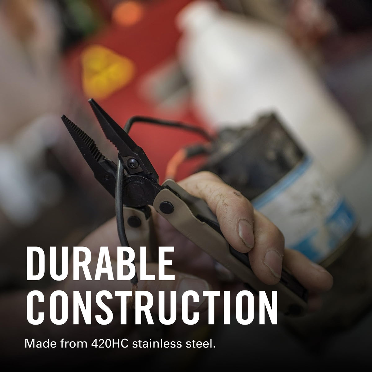 Leatherman Rebar replaceable cutters highlight long-term durability for wire work.