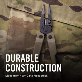 Replaceable wire cutters on Leatherman Rebar, signaling long-term durability.