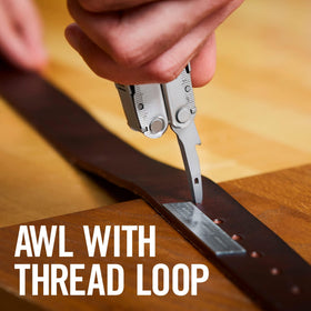 Leatherman Rebar ruler and file for quick measurements and smoothing