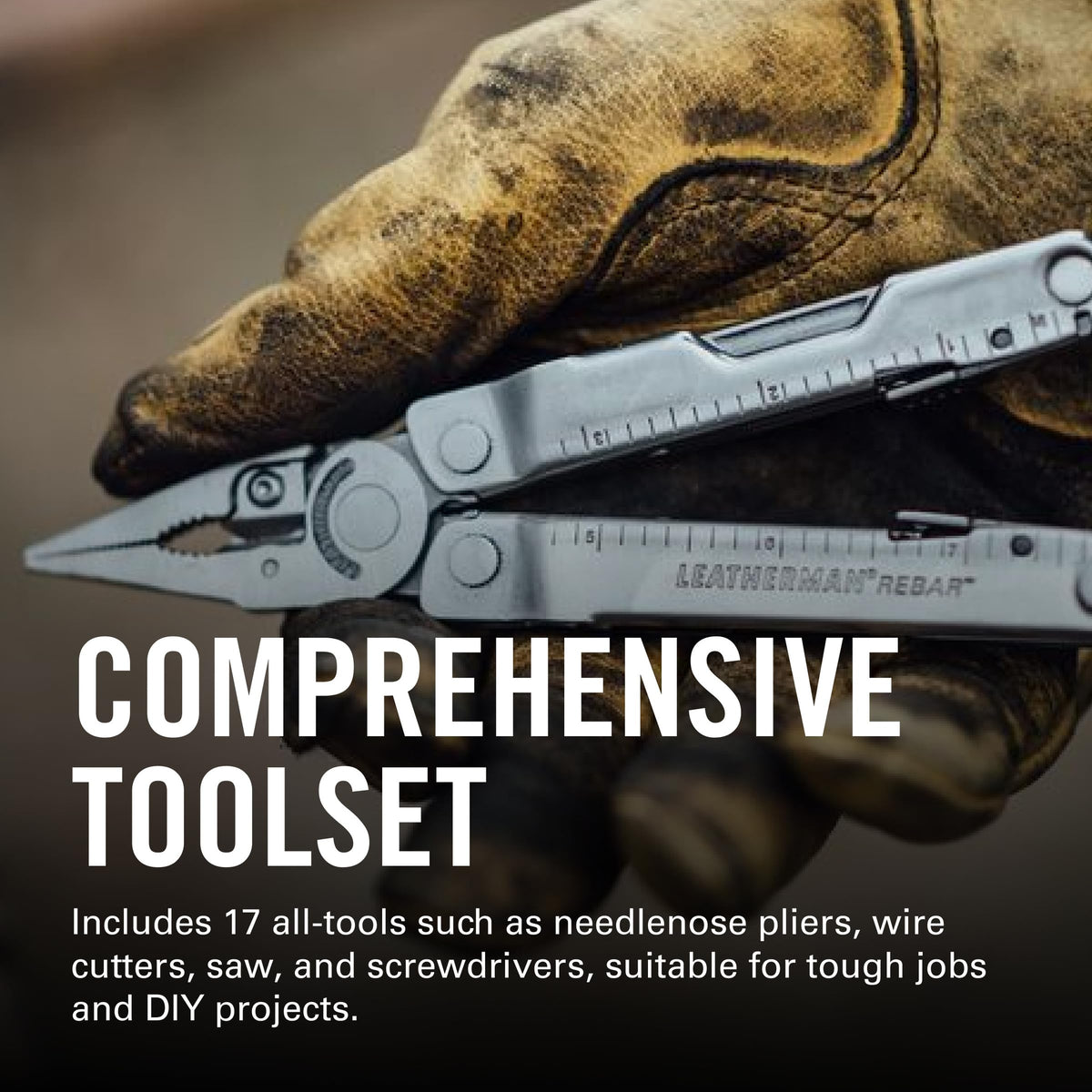 Leatherman Rebar replaceable wire cutters feature demonstrated for easy maintenance