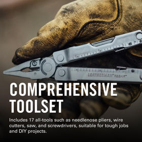 Leatherman Rebar replaceable wire cutters feature demonstrated for easy maintenance