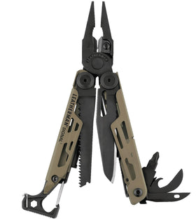 Leatherman Signal close-up showing 19-in-1 versatility for outdoor fixes