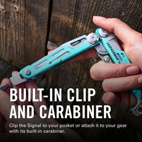 Leatherman Signal saw blade for camp tasks