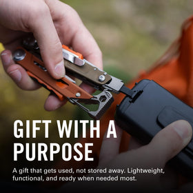 Leatherman Signal saw and knife for quick trailside work.