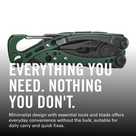 Leatherman Skeletool CX bit driver enables versatile screw work on-site.
