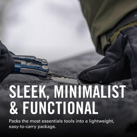Leatherman Skeletool CX pliers in use for field adjustments