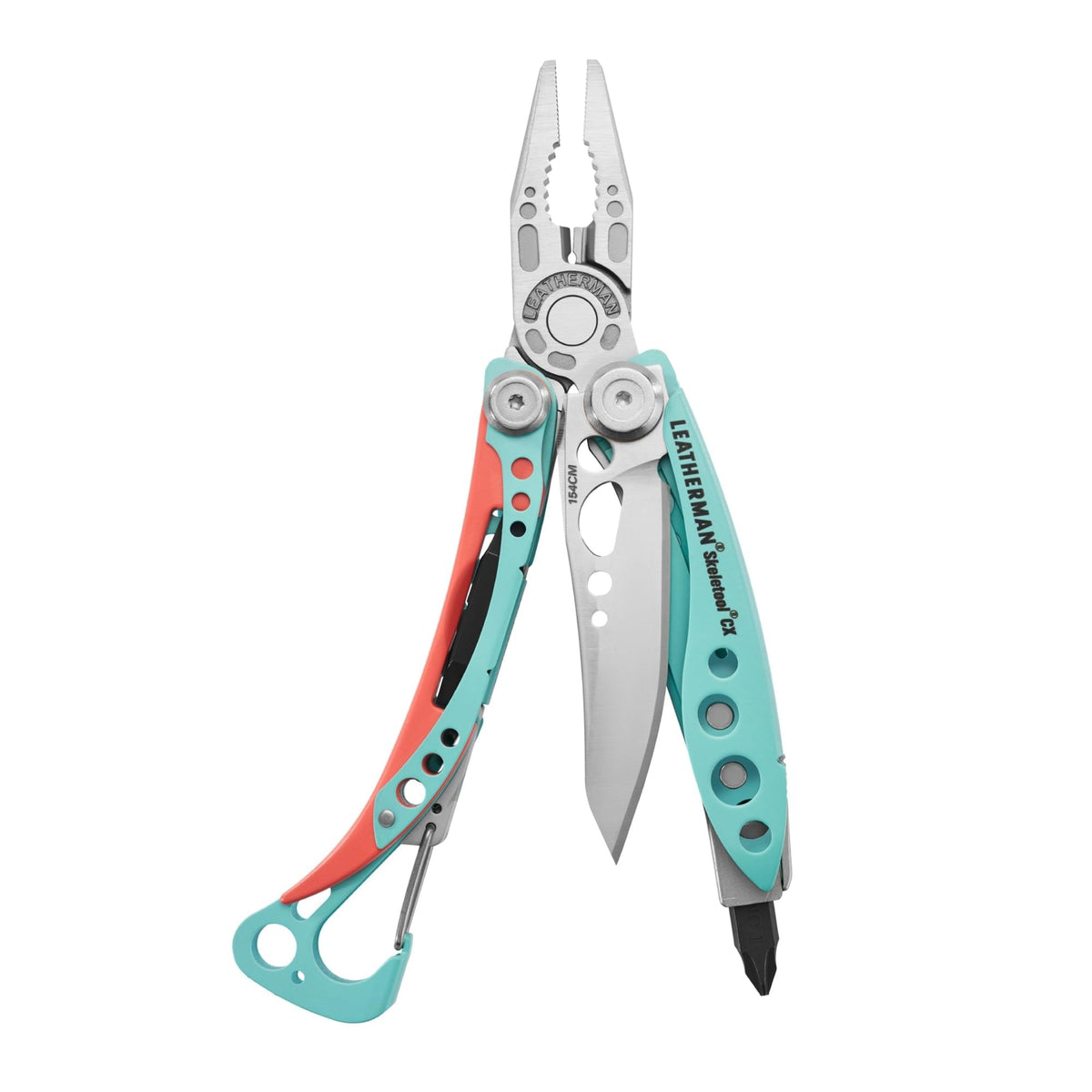Leatherman Skeletool CX pocketknife and pliers for everyday tasks.