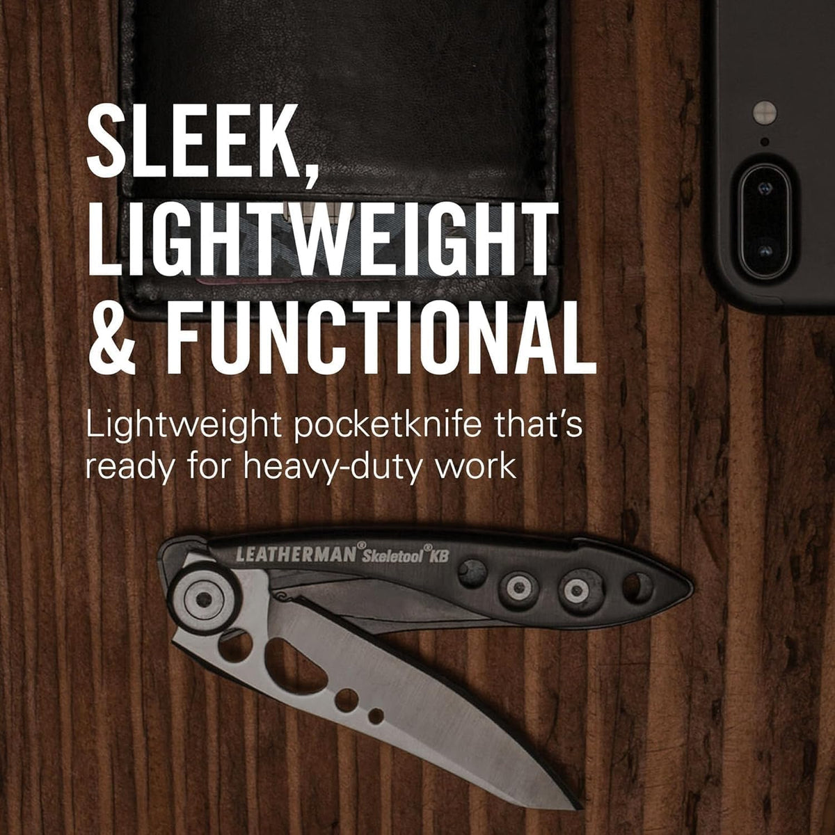 Leatherman Skeletool KBX bottle opener adds after-work refreshment option.