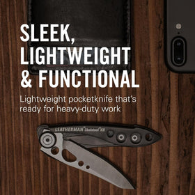 Leatherman Skeletool KBX bottle opener adds after-work refreshment option.