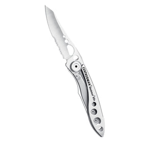 Leatherman Skeletool KBX folding knife with stainless steel blade for everyday tasks.